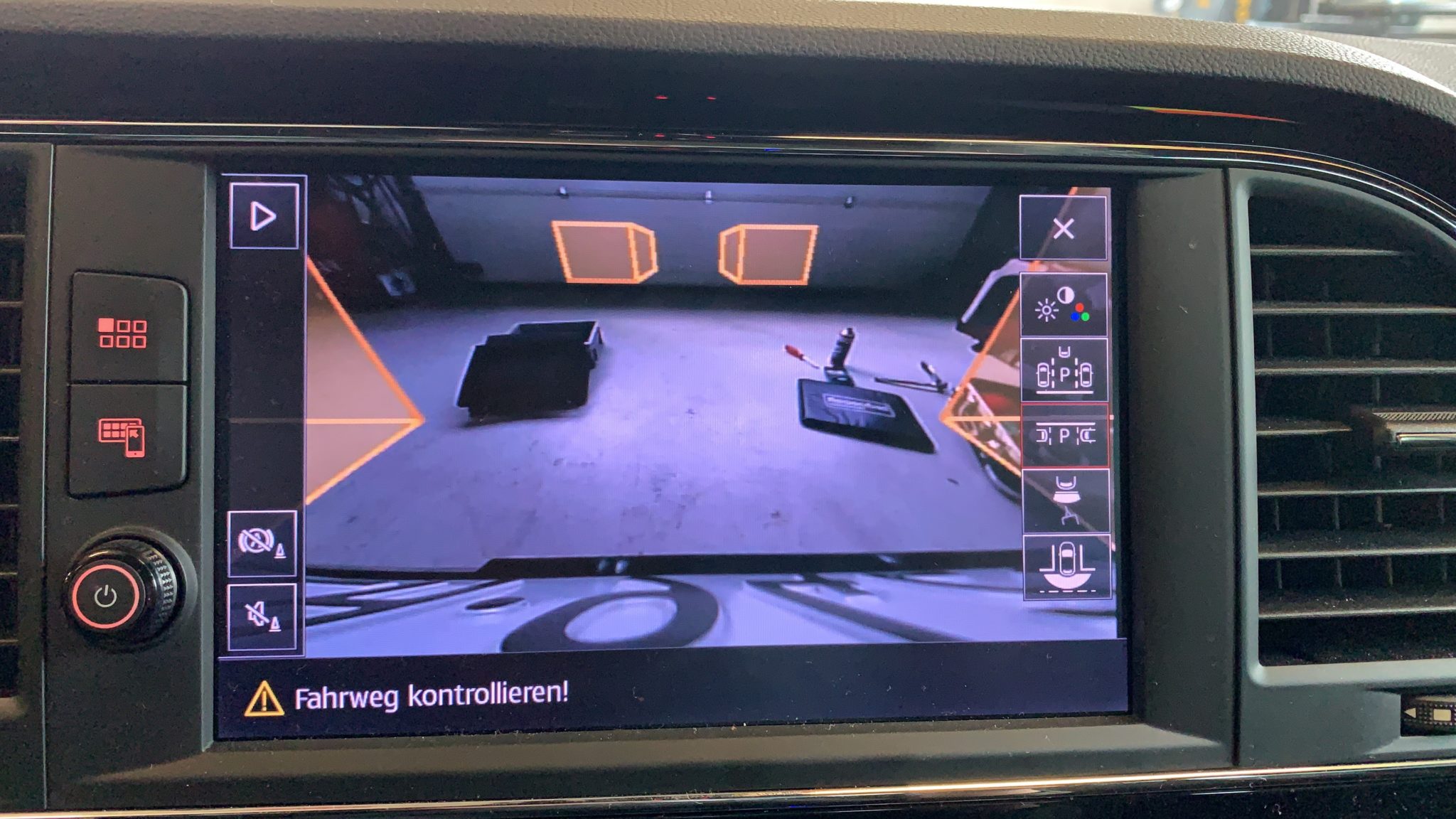 Seat Leon 5F SC ST Rückfahrkamera RFK Navigation Composition Media