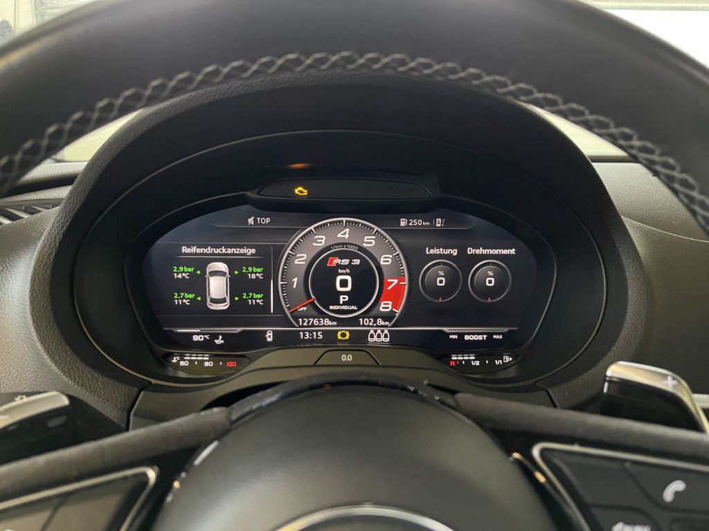 Audi RS3 (8V) Aktives RDKS (Reifendruckkontrollsystem) nachrüsten
